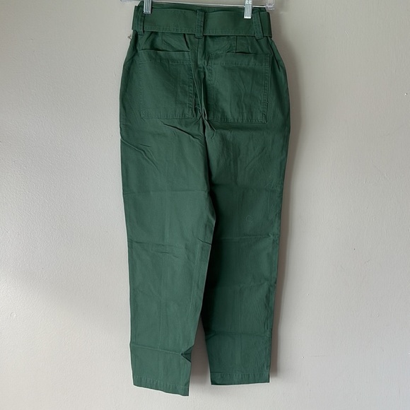 Women's Size 0 Pants Green Cargo A New Day Belt - Picture 2 of 4